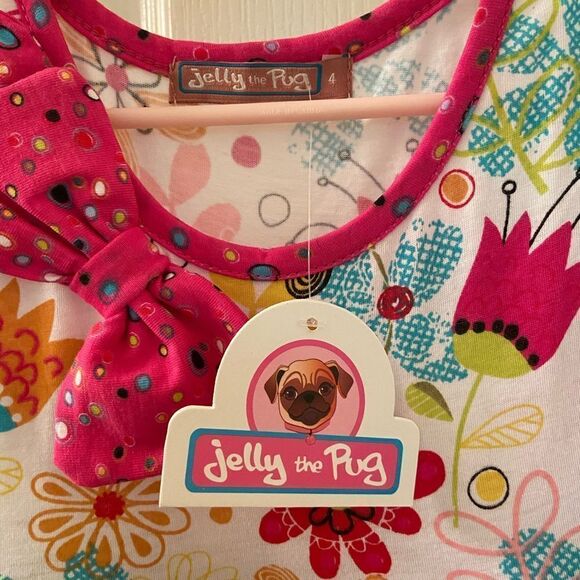 Jelly the Pug Girls Tulip Hannah Knit Dress Size 4 NWT - Picture 4 of 5